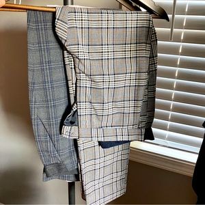 Zara Plaid Cropped Trousers